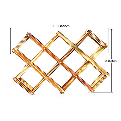 2 Foldable+Wooden+Wine+Bottle+Holder