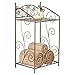 Tropical Palm Leaf Metal Towel Rack