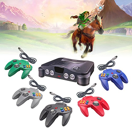 image for Joxde 2 Packs Upgraded Joystick Classic Wired Controllers for N64 Game