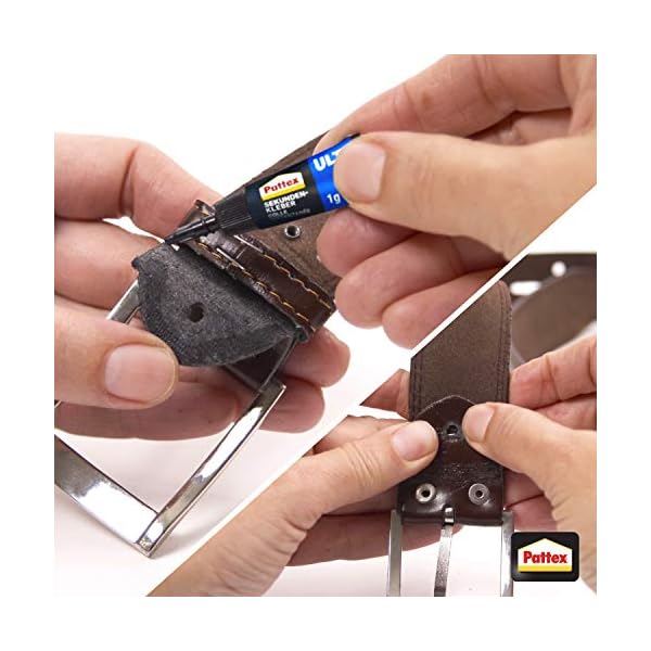 Pattex Sekundenkleber Ultra Gel Mini Trio, extra starker & flexibler Superkleber in 3 Tuben, Sekundenkleber Gel für z. B… – Bild 7