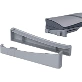 ZLiT ABS Horizontal Stand Bracket for PS5 Pro Digital &amp; Disc for PS5 Slim Console Mount Holder Accessories (Grey)