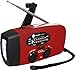 Ambient Weather WR-089 Compact Emergency Solar Hand Crank AM/FM/NOAA Weather Radio, Flashlight, Smart Phone Charger with Cables