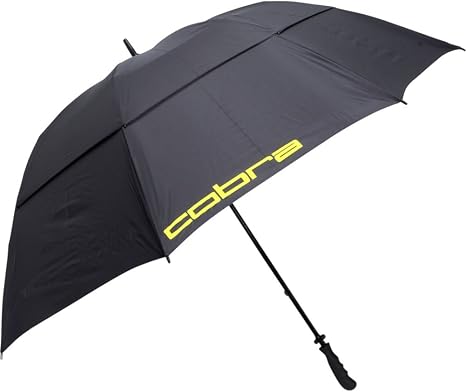 Amazon.com : Cobra Double Canopy Umbrella (Black/Yellow, 68-Inch