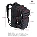 WIDEWAY Tactical Backpack 50L Military Outdoor Assault Gear Large Black Molle Hydration Tactical Gear