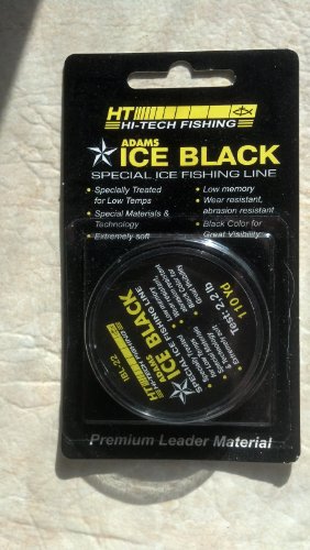 UPC 029333012030, HT Ice Black 2.2# Ice Fishing Line, 110 Yard Spool