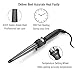 Curling Iron SUPRENT Curling Wand, Short and buckled curly hair, ceramic roll bar, rotation and tapered curling iron, 0.5-1 inch professional salon hair curler, self-closing general voltage