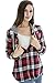 Bearsland Women's Maternity Breastfeeding Shirt Nursing Sweatshirt Hoodie Red