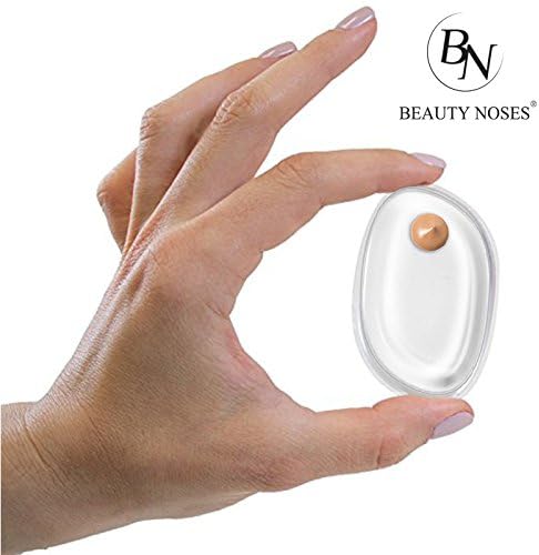 BestNew Silicone Power Puff Clear Silicone M_akeup Sponges With Case, Silisponge, Sponge Silicone, Silicone Makeup Puffs For C-ream and Liquid Make_up - 1 Pack