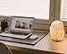 HemingWeigh Natural Himalayan Rock Salt Lamp 7-13 lbs with Wood Base, Electric Wire & Bulb