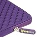 Laptop Sleeve, EveCase 15~15.6 inch Diamond Foam Splash & Shock Resistant Neoprene Universal Sleeve Zipper Case Bag for Chromebook Ultrabook Laptop Notebook Computer - Purple