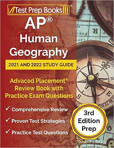Ap Human Geography 2021 And 2022 Study Guide Advanced Placement Review Book With Practice Exam Questions 3rd Edition Prep Rueda Joshua 9781637751060 Amazon Com Books