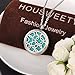 HOUSWEETY Aromatherapy Essential Oil Diffuser Necklace-Stainless Steel Locket Pendant,11 Refill Pads(Non-engraving)