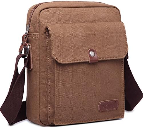 MeCool Men's Shoulder Weekend Messenger Crossbody Bag for Vintage Side Pack