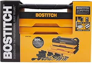 Bostitch 205 Piece Mechanics Tool Set With 3 Drawer Chest Home Improvement Amazon Com