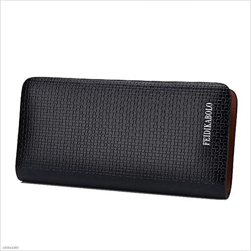Wallet Men's Leather Clutch,Black