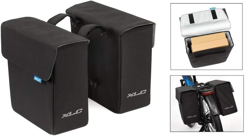 XLC Unisex - Adult BA-S90 Double Pack Bag, Black, 150 x 350 x 350 cm, 150x350x350 - Image 3