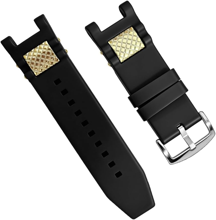 Amazon.com: MMBAY Rubber 28mm Watch Bands Replacement Fit for