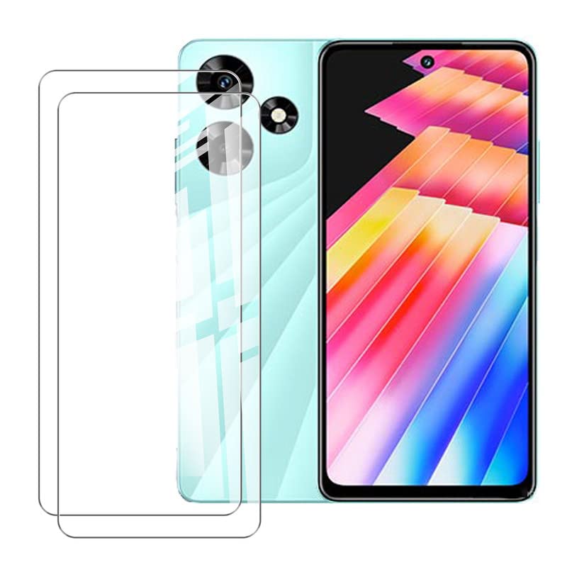 BUNAL for Infinix Hot 30 (6.78") Screen Protector (2 Pack), HD Tempered Glass, Scratch Resistant, Tempered Glass Film, Screen Protector