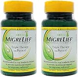 MigreLief Original Formula Triple Therapy with Puracol Caplets 60 Caplets (Pack of 2) ...