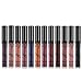 Ownest 12 Colors Matte Liquid Lipstick Set,Waterproof Long Lasting,Non-stick cup Lipstick, Fashionable Colors Lipsticks Set,Matte Lip Gloss,Beauty Cosmetics Gift Set