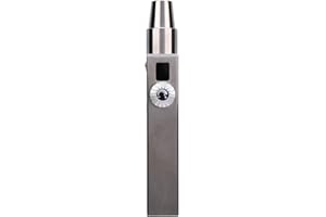 Keenso Jadestone Flashlight Gemstone Identification Lamp, Stainless Steel Rechargeable Stone Light with 3 Color Modes for Gem