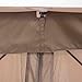 Sunjoy L-GZ375PST Marcel 9x9 Soft top Gazebo with Netting, 9 x 9 ft