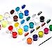 18 Basic Colors Acrylic Paint Pots Set with Brush, Strip Painting Set for Kids