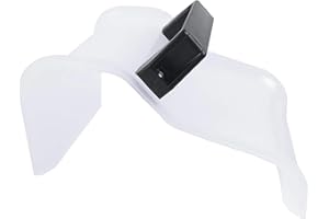 CHANGTA Concrete Trowel Tools for Masonry Cement - Plastic Plastering Trowel with Handle, Mortar Repair Margin Finish Pointing Tile Curved for Garden Corner Flooring Molds,4x7.28inches(A)