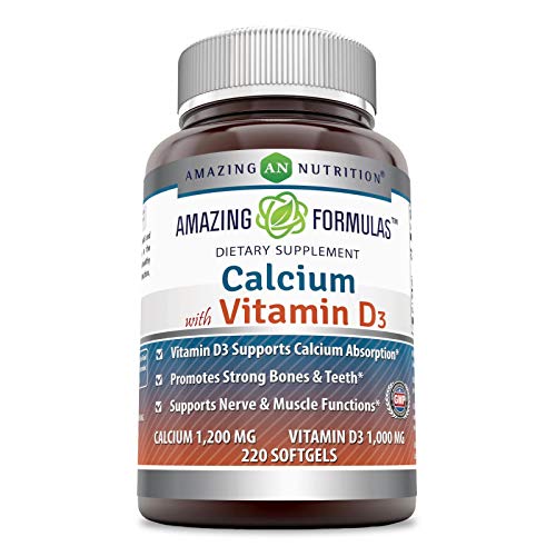 Amazing Formulas Calcium with Vitamin D3 Supplement Supports Calcium
