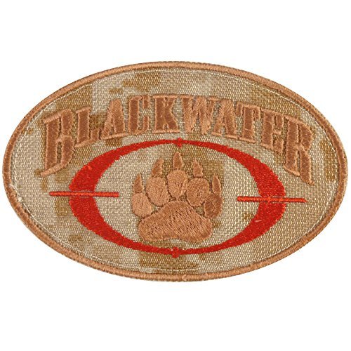 AOR1 Desert Blackwater Insignia Academi Embroidered Tactical Combat Cordura Milspec Touch Fastener Patch