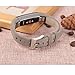 bayite Leather Bands Compatible with Fitbit Alta and Alta HR, Suede Grey 5.5