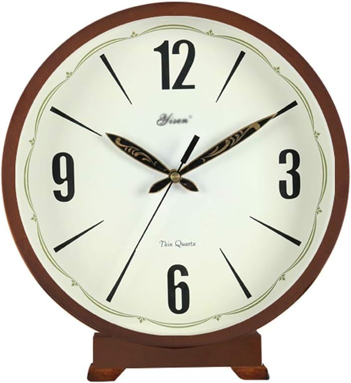 Standing clock بسيطة الصلبة الخشب مكتب ساعة غرفة المعيشة الديكور ساعة