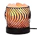 YYout Wide Round Style Himalayan Crystal Rock Salt Lamp Basket UL-Listed Cord and 15-Watt Light Bulb & Dimmable Switch