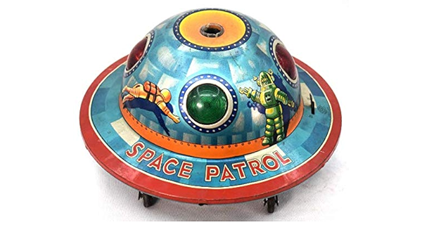 vintage flying saucer toy