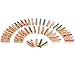 Outus Mini Craft Pegs Wooden Clothespins, Assorted Colors, 100 Pieces