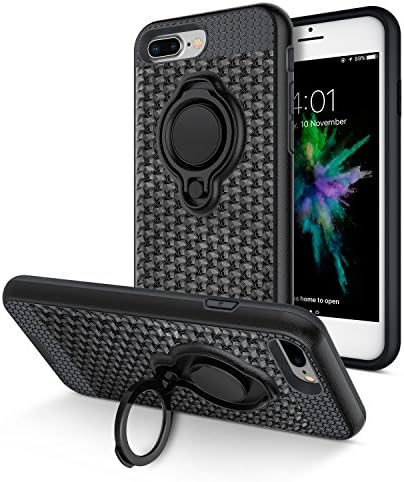 Vafru iPhone 8 plus Case, iPhone 7 plus Case, 360 Degree Rotating Ring Grip kickstand Dual Layer Shock-Absorption Anti-Scratch for iPhone 7plus, iphone 8 plus-。