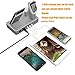ZIKU Wireless Charger.6 in 1 Aluminum Alloy 80W 14A 5-Port USB Wireless Charging Stand Station Dock for Airpods/Apple Watch 5/4/3/2/1 iPhone 11 Pro Max/X/XS/XR/Xs Max/8/8 Plus-Built-in Adapter (Gray)
