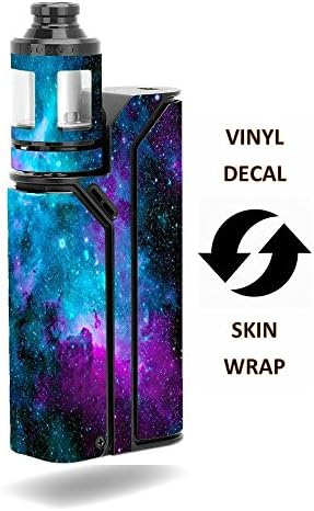 Decal Sticker Skin WRAP - Wismec Reuleaux RX75 Kit - Nebula Galaxy Space Design Pattern Print