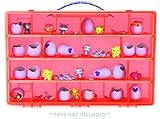 Life Made Better My Egg Crate Storage Organizer By Compatible with the Hatchimals and Hatchimal Colleggtibles brands - Durable Carrying Case For Mini Eggs, Easter Eggs & Speckled Eggs – Red