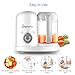 Bapama Baby Food Maker, Mini 4 in 1 Homemade Baby Food Cooker, Infant Feeding Blender Puree Processor with Steaming, Blending, Heating and Defrosting Functions Organic Food Tools