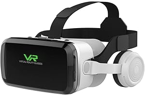 VR SHINECON VR Headset Compatible with iPhone & Android Phone Virtual Reality Goggles VR Glasses