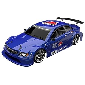 Redcat Racing EP Brushless Touring Car with ALU Shocks, Ball Bearing, 2.4 Radio and BL10315 Body (1/10  Scale), Metallic Blue