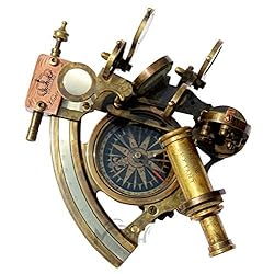 MARINE ART HANDICRAFTS '' Brass Sextant with