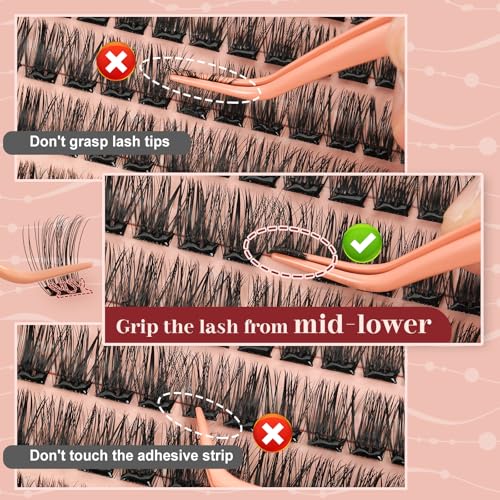 Higu Clace Manga False Eyelashes Kit with Tweezers (Natural 01) | Press And Go Eyelashes Without Glue And Removal, Mix 10-16mm, Easy To Use At Work, Travel, Weddings And Parties
