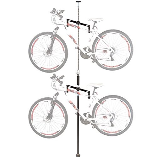 Double Vertical Bicycle Storage Hanger Rack for Garages or 