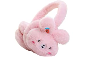 PURFANREE Kids Winter Earmuffs Plush Warm Cute Fox Ear Warmers Earflap Cute Cartoon Earmuff for Boys Girls Baby Toddlers