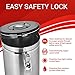 Airtight Coffee Canister By VENZZI | Coffee Storage Vault | Stainless Steel Airtight Canister With Co2 Valve | Container Great for Ground or Coffee Beans | FREE SCOOP AND FILTER