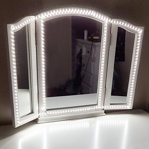 Led Vanity Mirror Lights Kit,13ft/4M 240 LEDs for Vanity Makeup Table Set with Dimmer and Power Supply,Mirror not Included