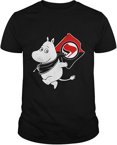 Amazon Com Emeldateeco Antifa Moomin Anti Fascist Shirt Clothing