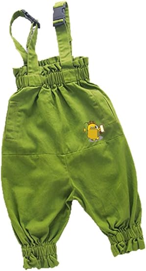 Amazon ジャング キッズ サロペット女の子 9分丈パンツ カジュアル デニムパンツ 秋 春 夏 ズボン 子供 パンツ 幼稚園 小学生 通園 通学 ルームウェア 普段着 パンツ 通販